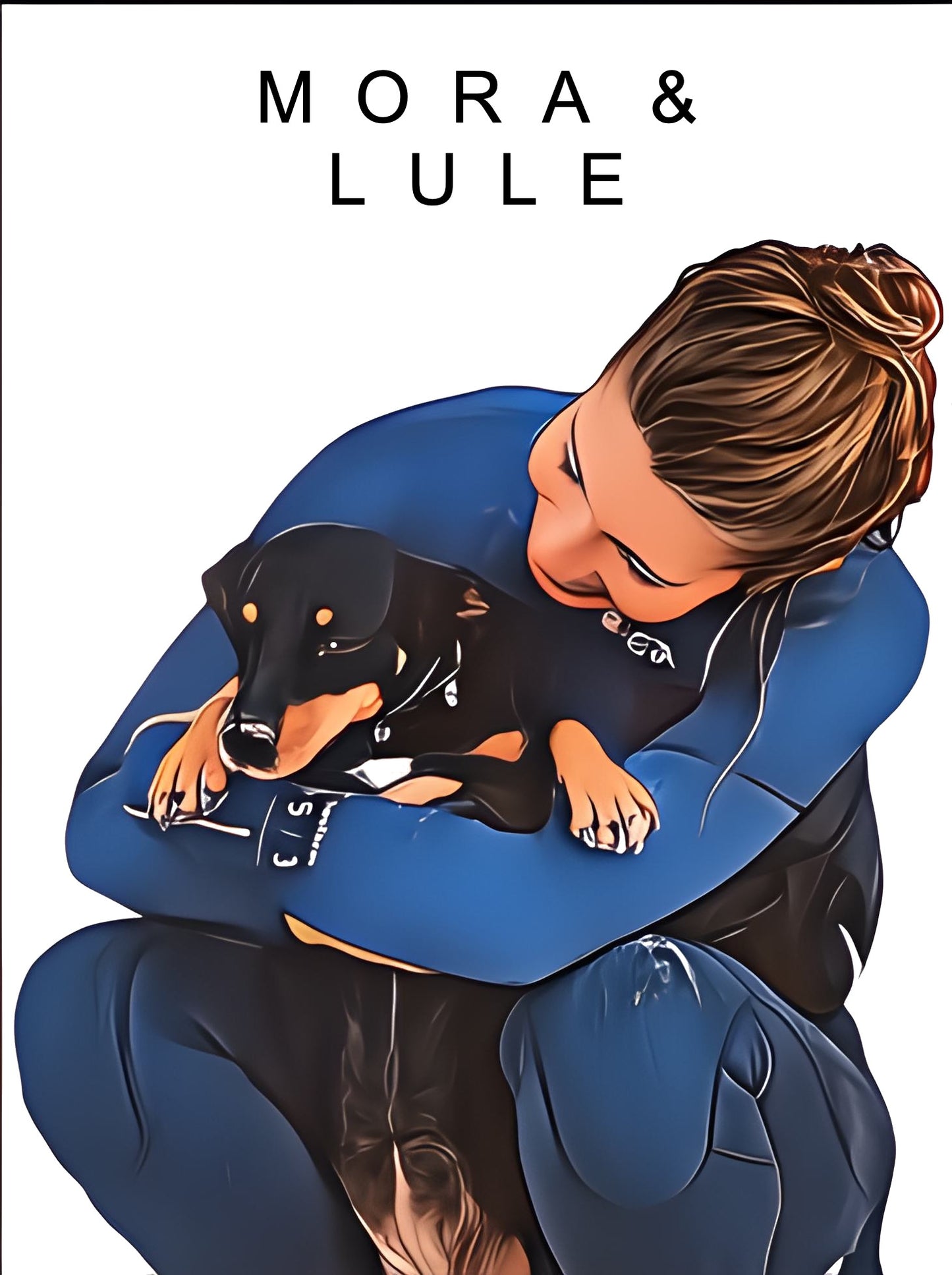 Ilustración tu y tu mascota