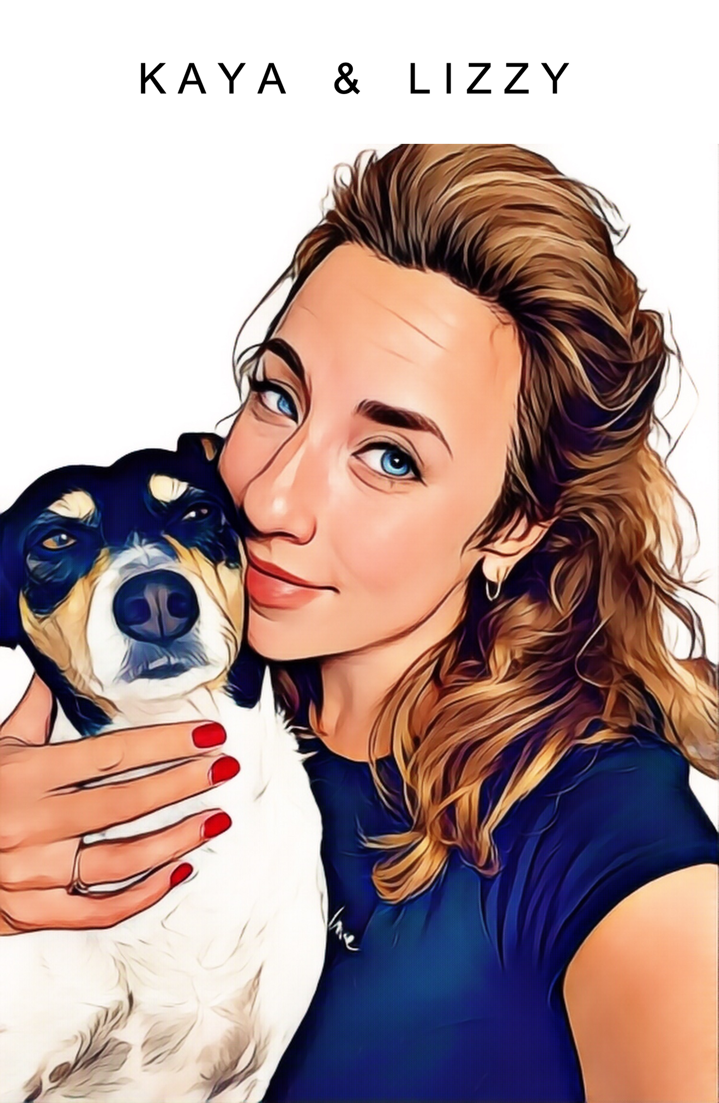 Ilustración tu y tu mascota