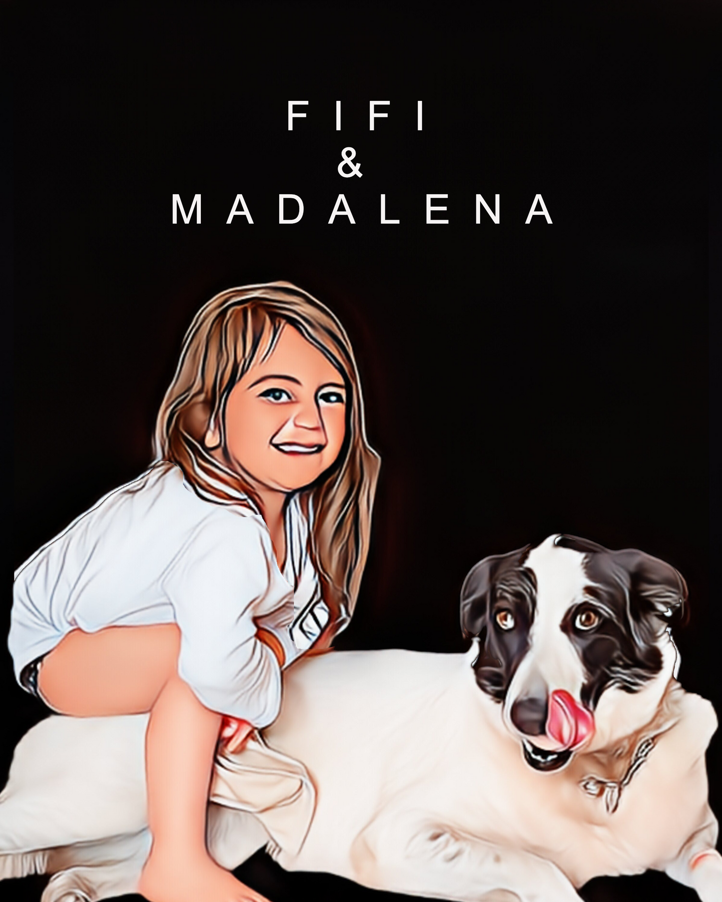 Ilustración tu y tu mascota