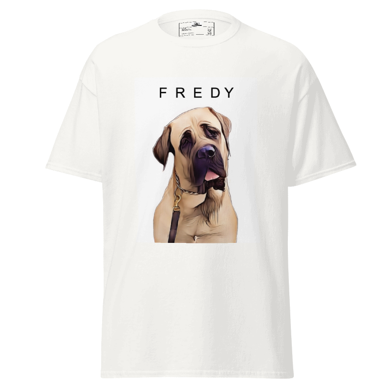 Ilustración de mascota en camiseta