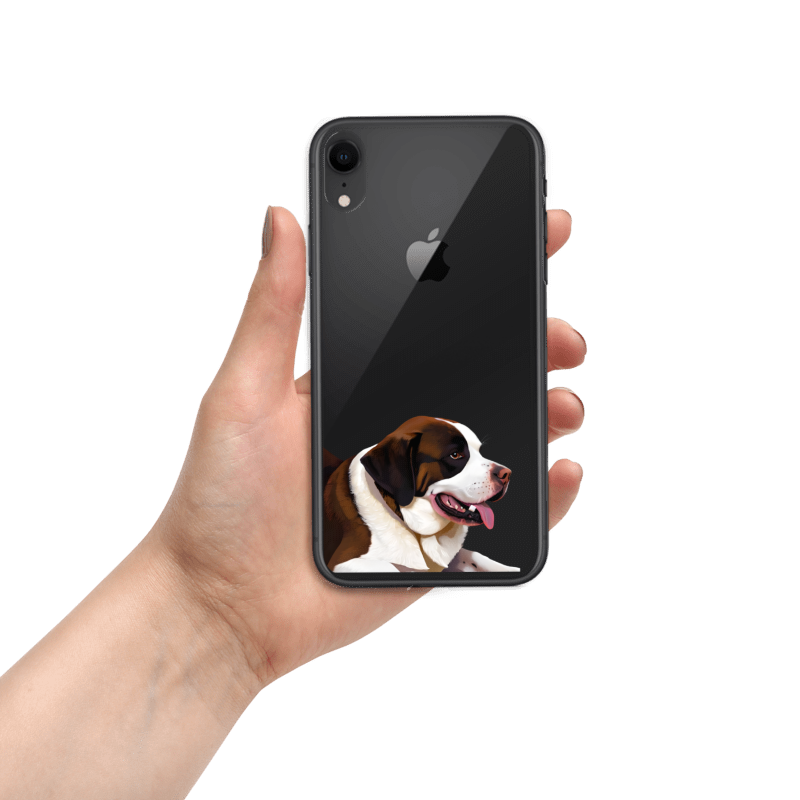 Ilustración de mascota en funda de movil